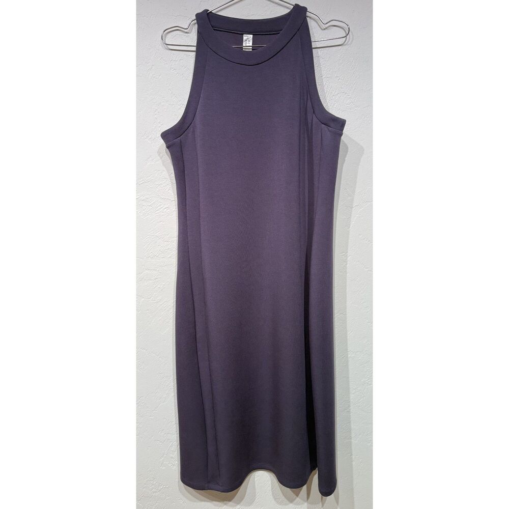 Spanx AirEssentials Sleeveless Midi Dress Blackberry / Plum / Gray Purple Large